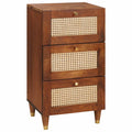 Sideboard Braun 40 x 33,5 x 75 cm Massivholz Mango