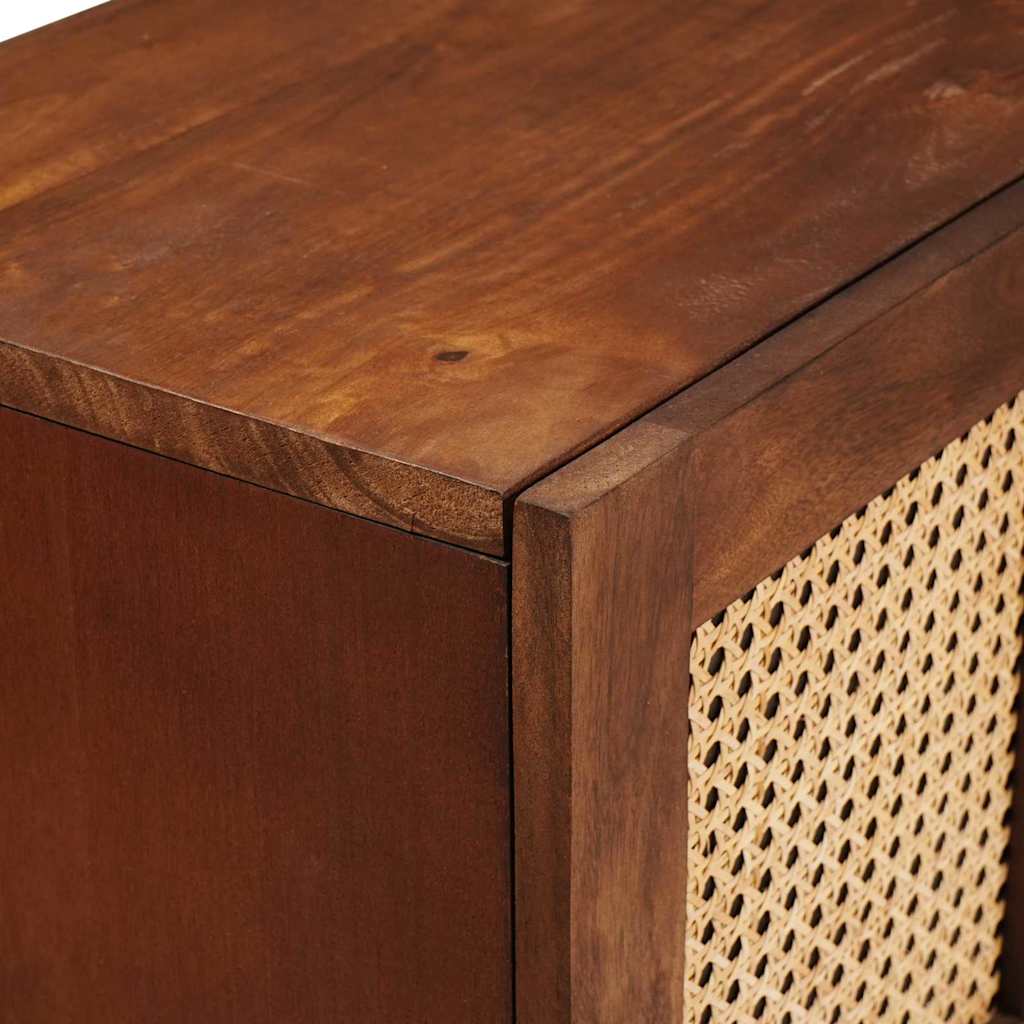 Sideboard Braun 60 x 33,5 x 75 cm Massivholz Mango