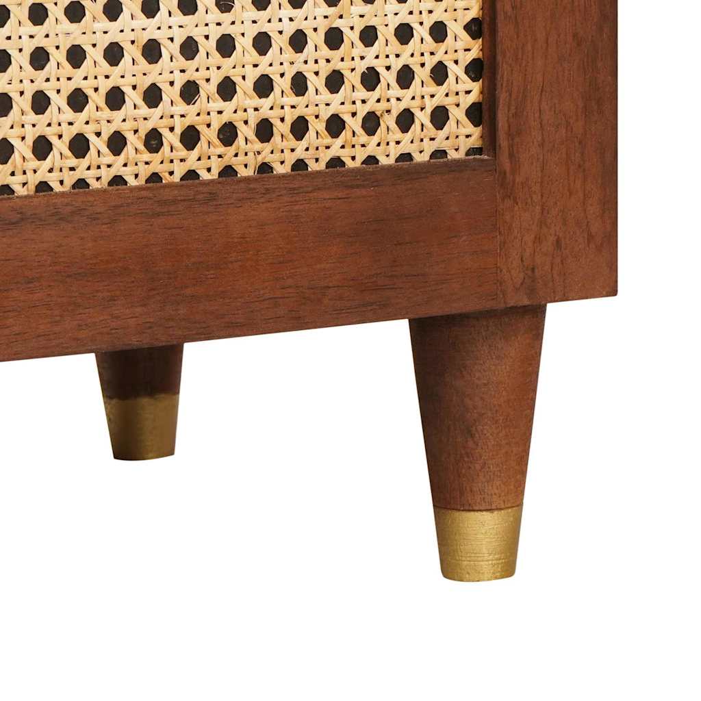 Sideboard Braun 60 x 33,5 x 75 cm Massivholz Mango