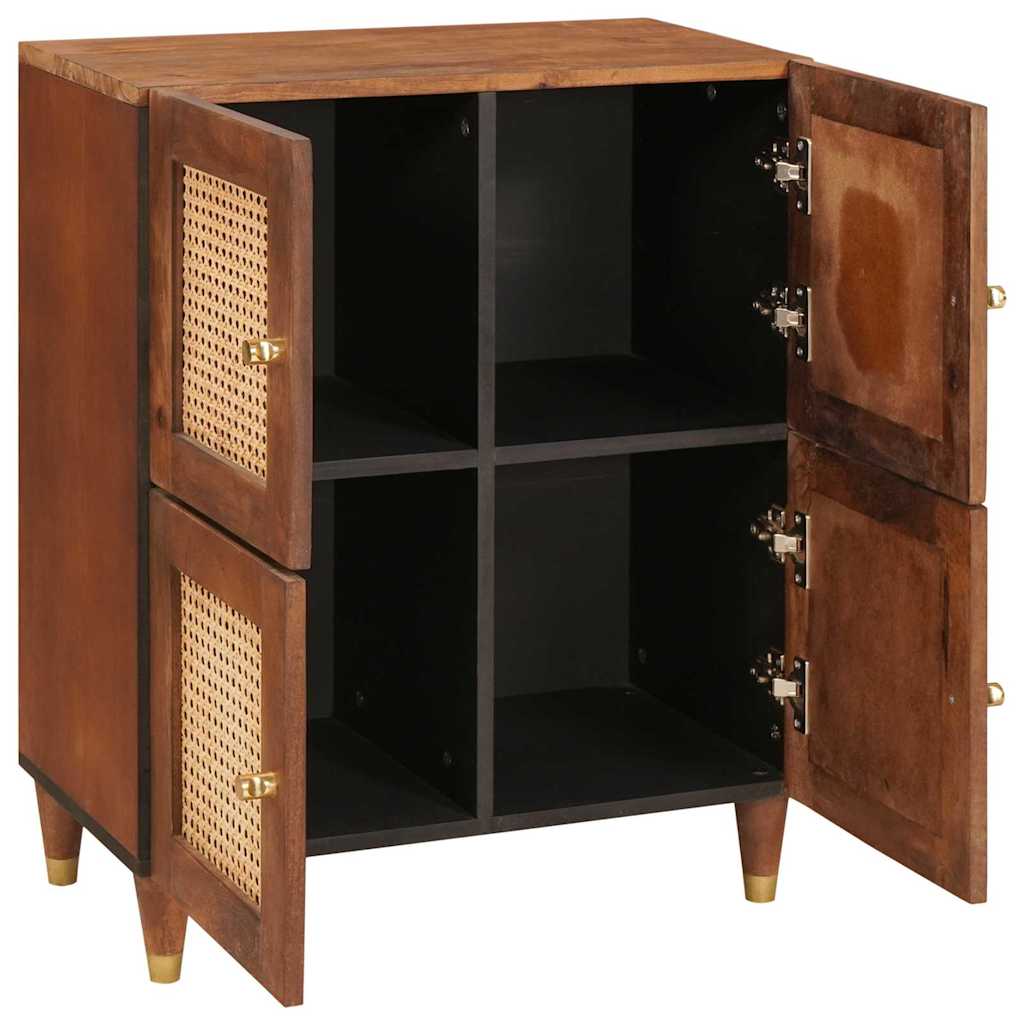 Sideboard Braun 60 x 33,5 x 75 cm Massivholz Mango