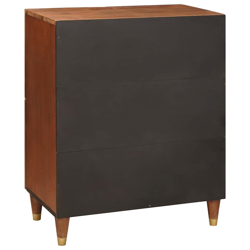 Sideboard Braun 60 x 33,5 x 75 cm Massivholz Mango