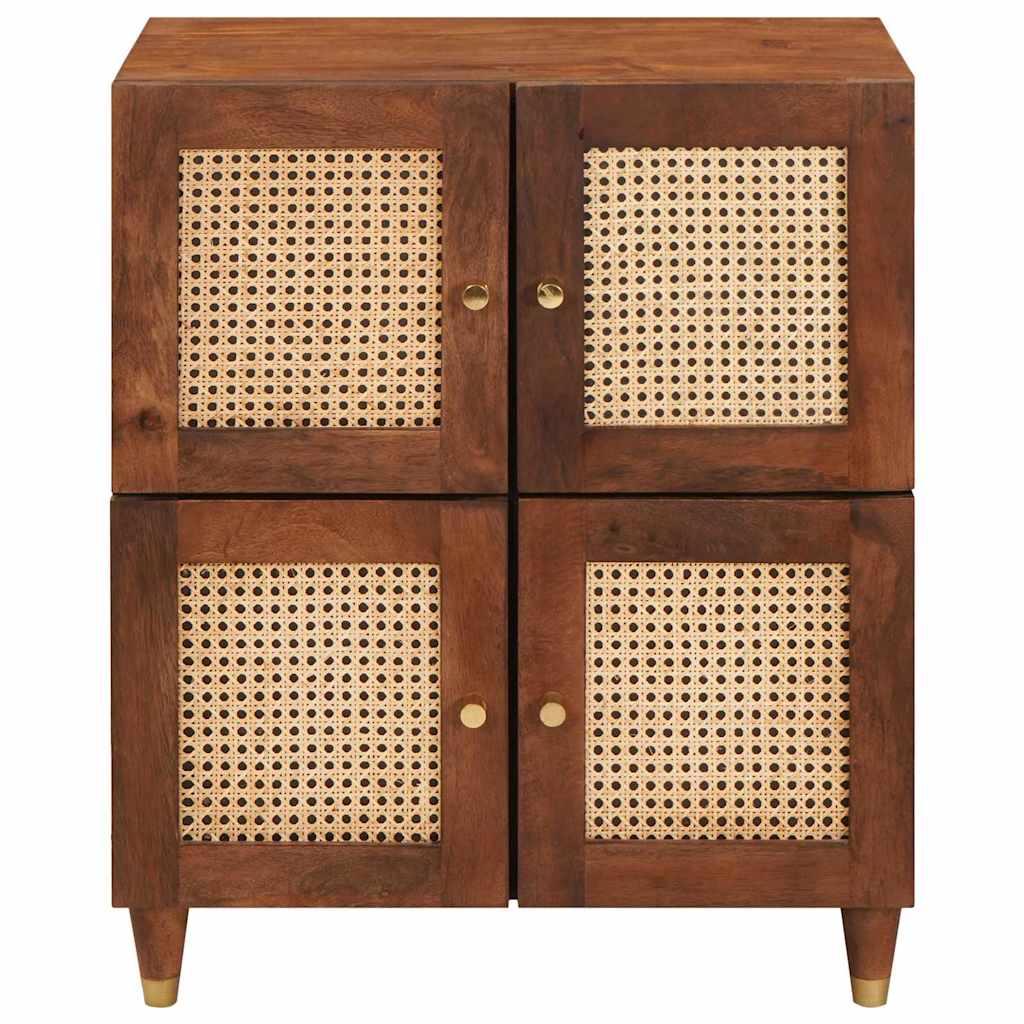 Sideboard Braun 60 x 33,5 x 75 cm Massivholz Mango