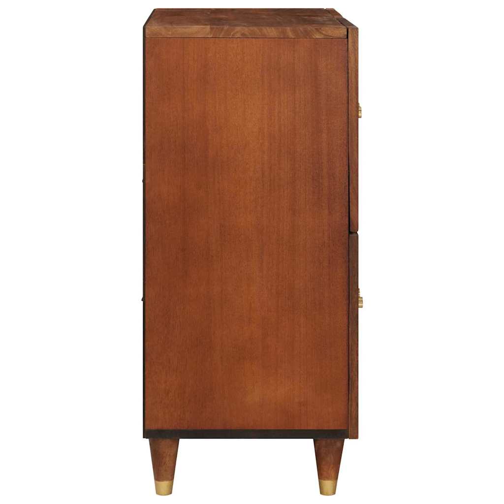 Sideboard Braun 60 x 33,5 x 75 cm Massivholz Mango