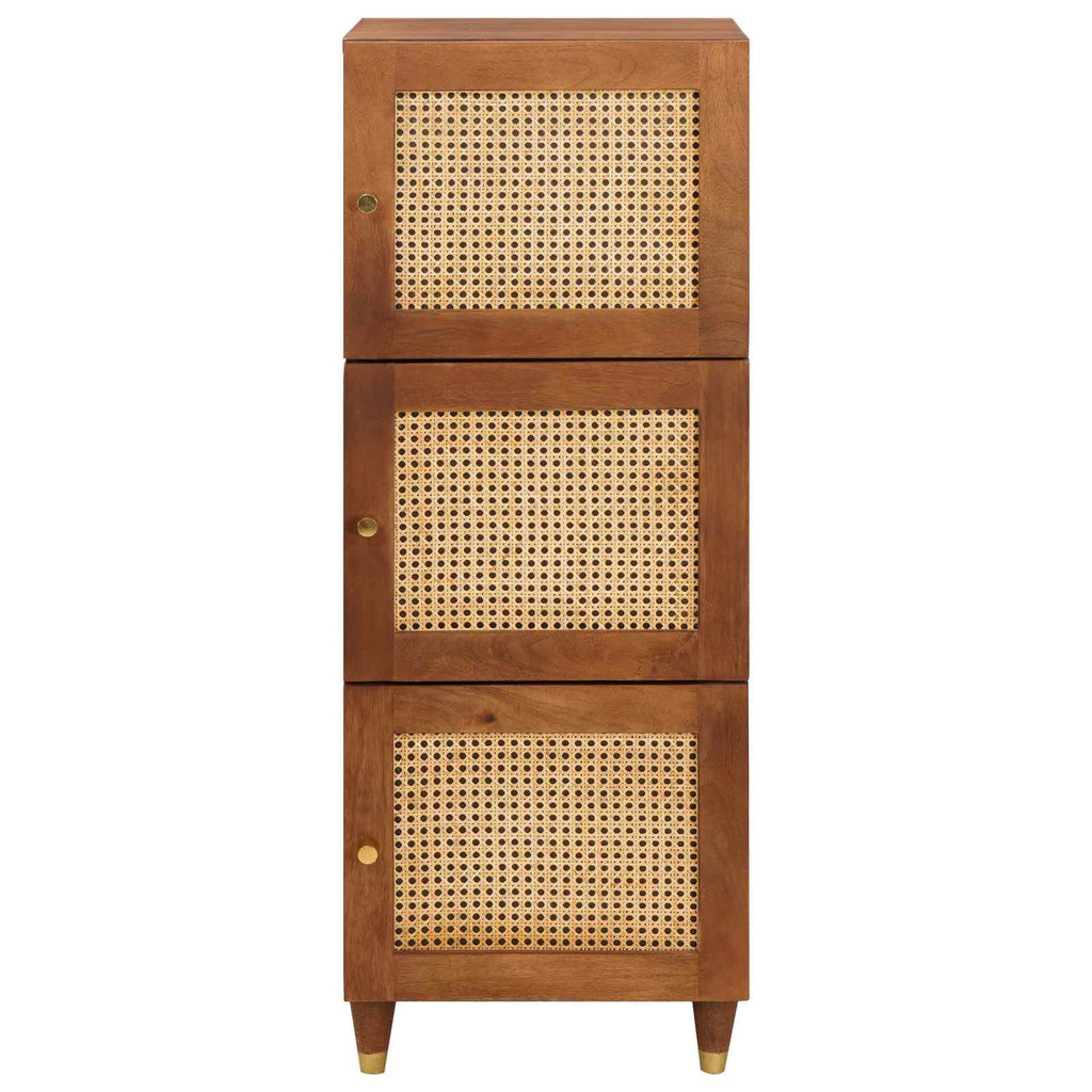 Hohes brett Braun 40 x 33,5 x 110 cm Massivholz Mango
