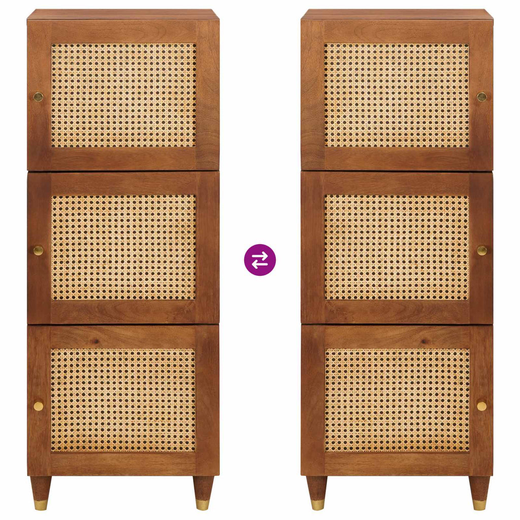 Hohes brett Braun 40 x 33,5 x 110 cm Massivholz Mango