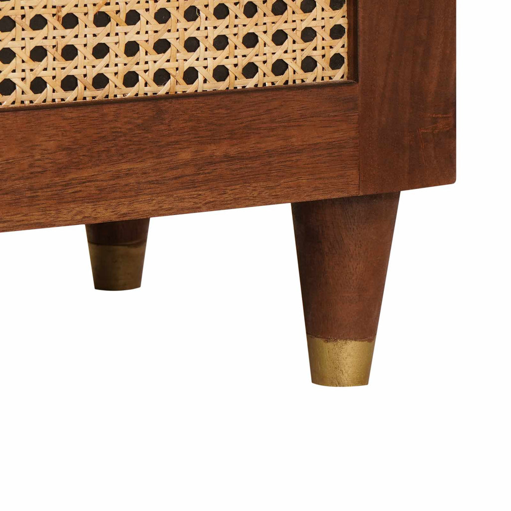 Hochschrank Braun 60 x 33,5 x 100 cm Massivholz Mango