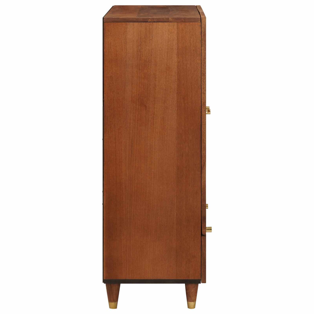 Hochschrank Braun 60 x 33,5 x 100 cm Massivholz Mango