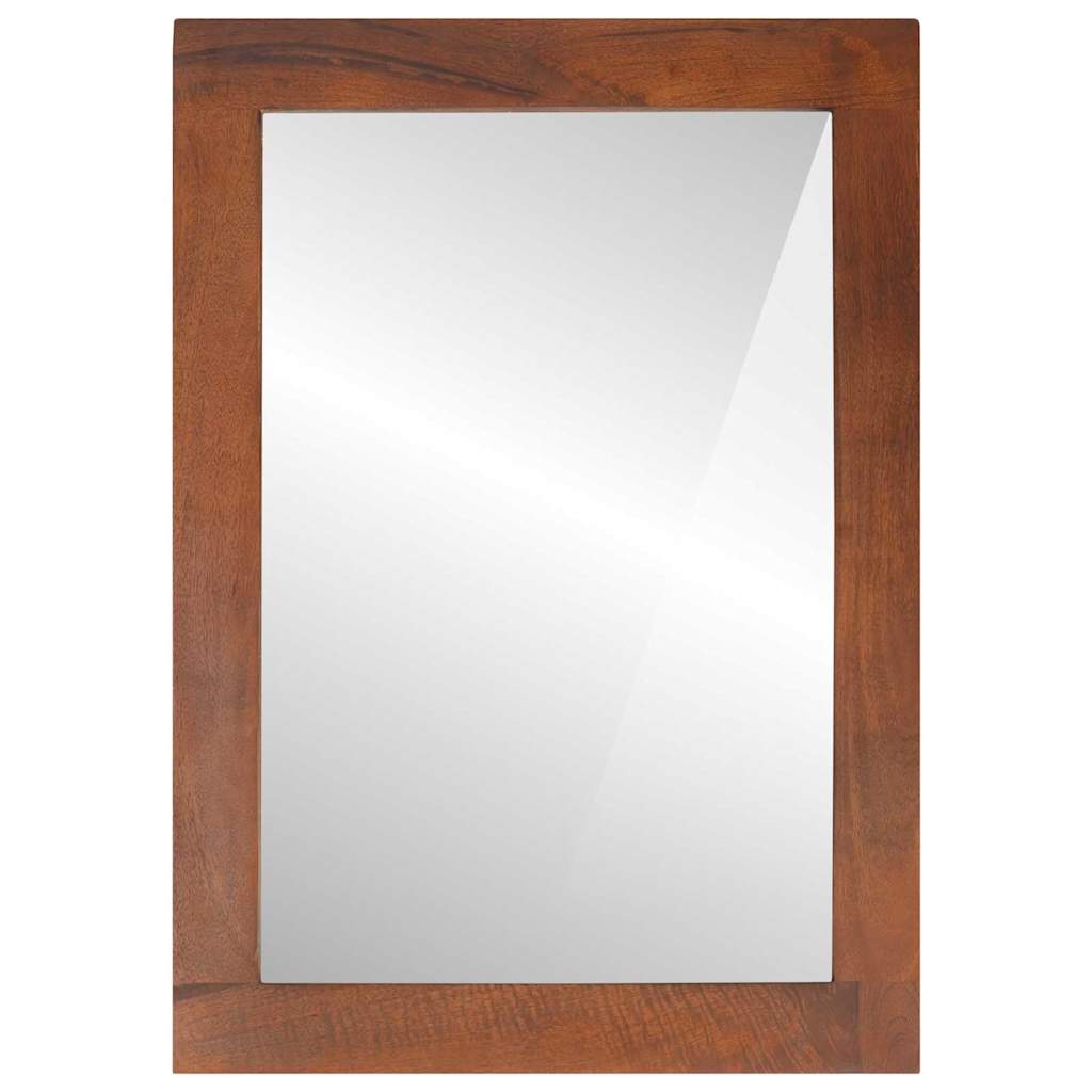 Spiegel Rechtwinklig Braun und Silber 50 x 2,5 x 70 cm