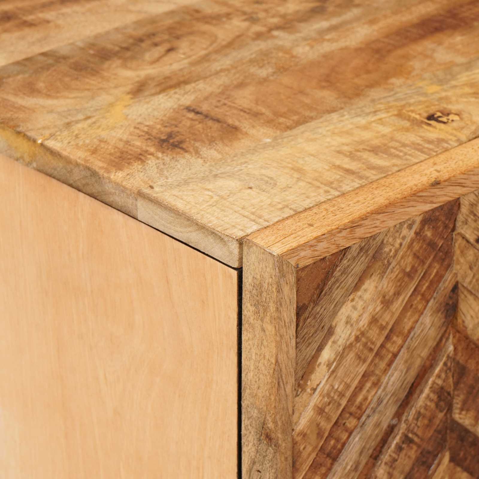 Stauraumschränke Braun 105 x 33,5 x 46 cm Massivholz Mango