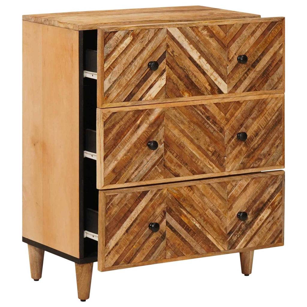 Stauraumschränke Braun 60 x 33,5 x 75 cm Massivholz Mango