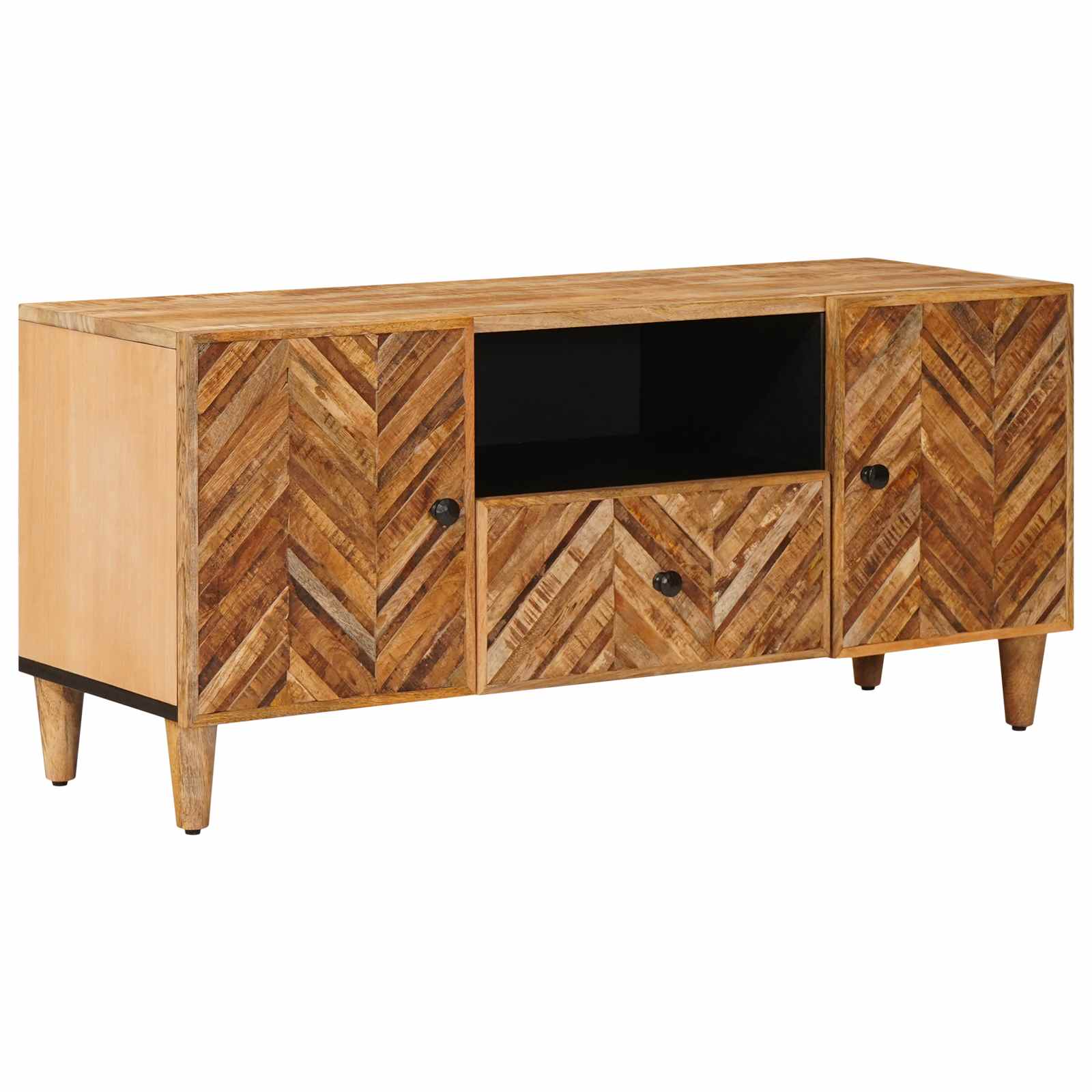 Stauraumschränke Braun 105 x 33,5 x 46 cm Massivholz Mango