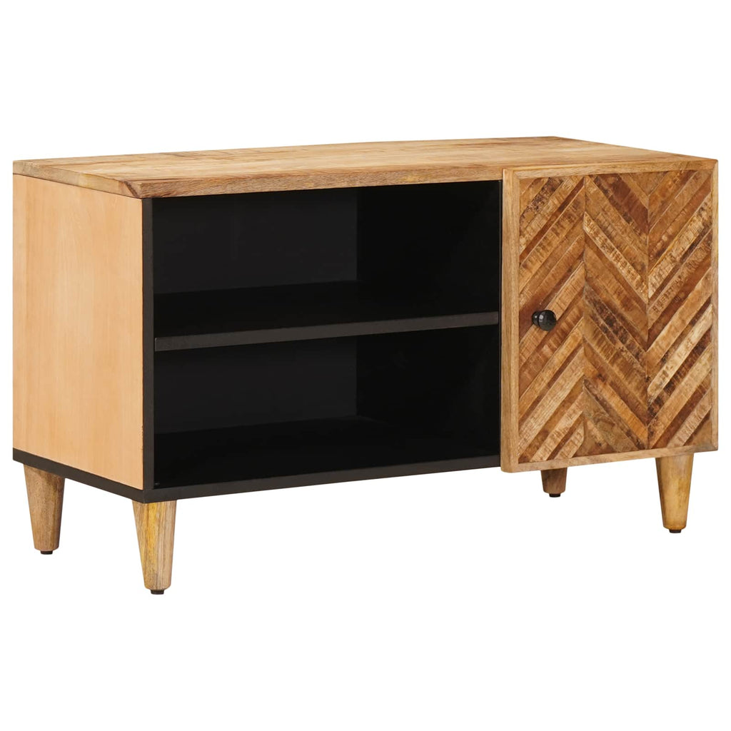 Stauraumschränke Braun 80 x 31,5 x 46 cm Massivholz Mango