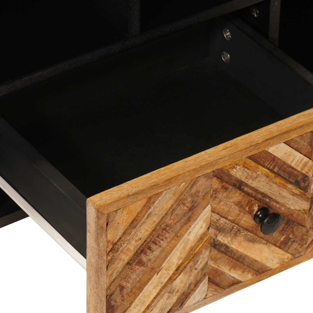 Stauraumschränke Braun 100 x 33,5 x 46 cm Massivholz Mango