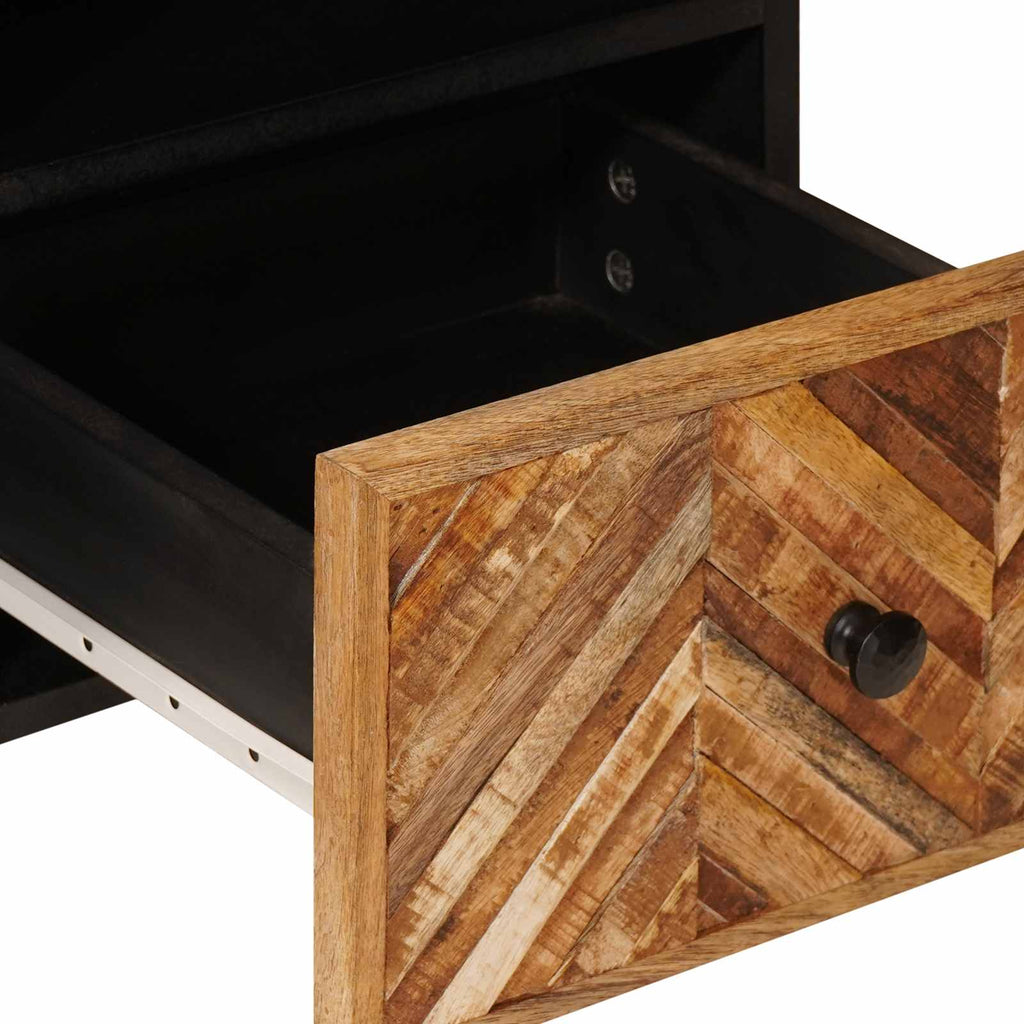 Stauraumschränke Braun 100 x 33,5 x 46 cm Massivholz Mango