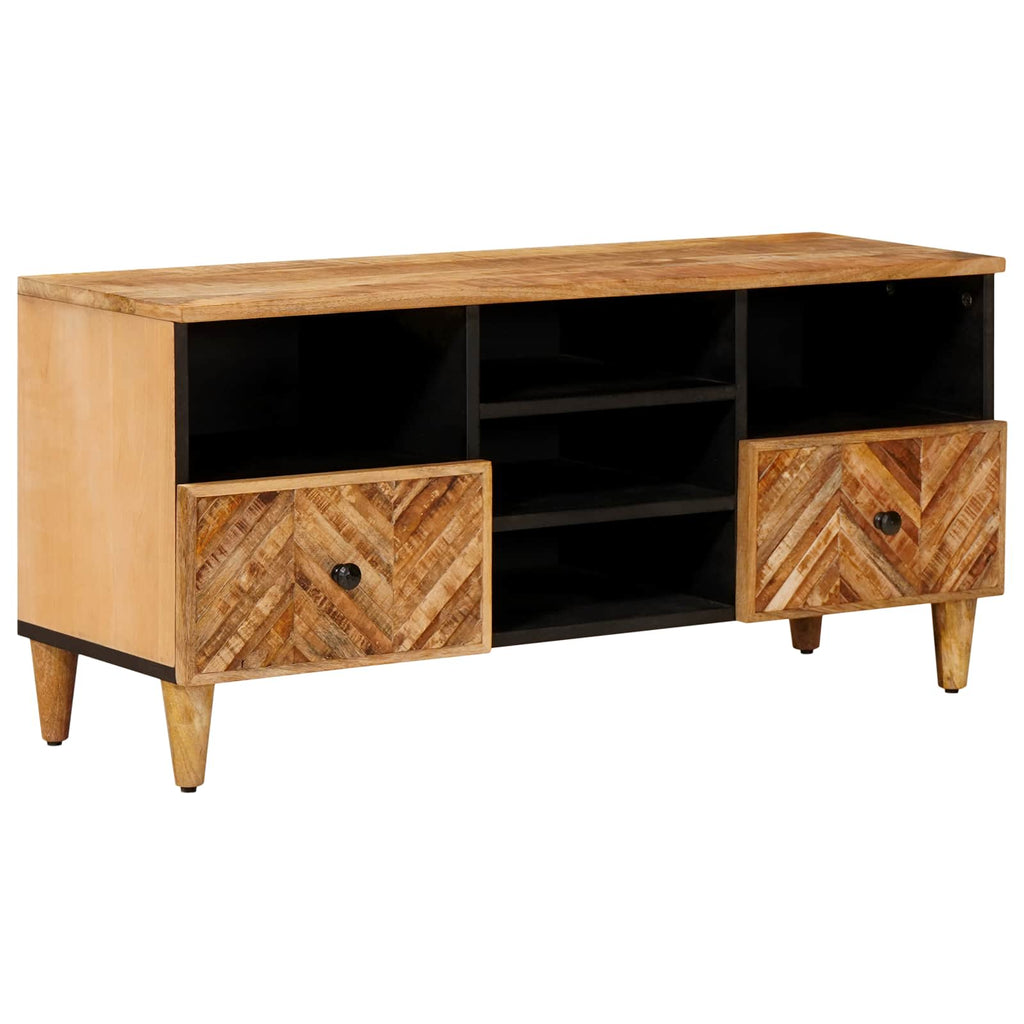 Stauraumschränke Braun 100 x 33,5 x 46 cm Massivholz Mango