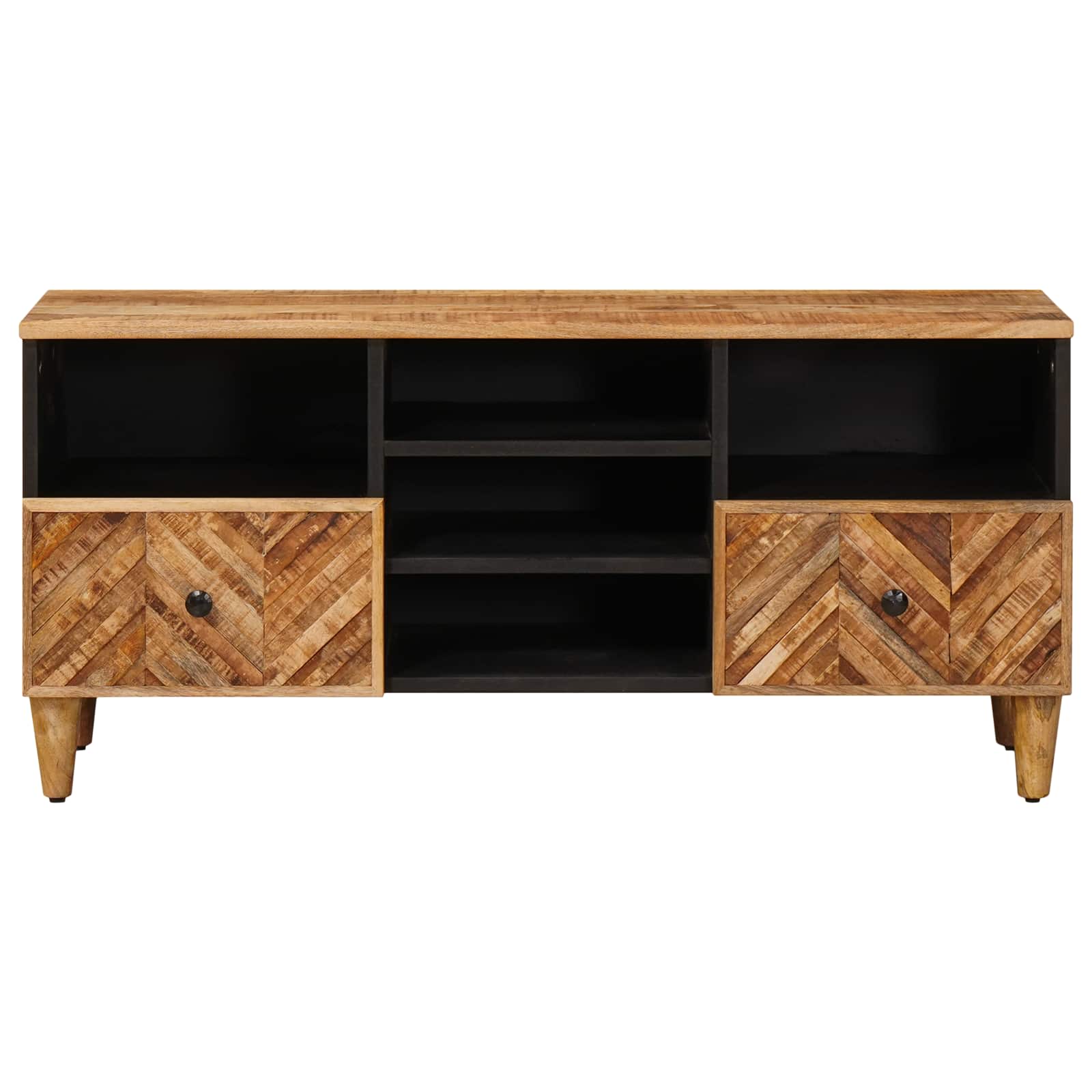 Stauraumschränke Braun 100 x 33,5 x 46 cm Massivholz Mango
