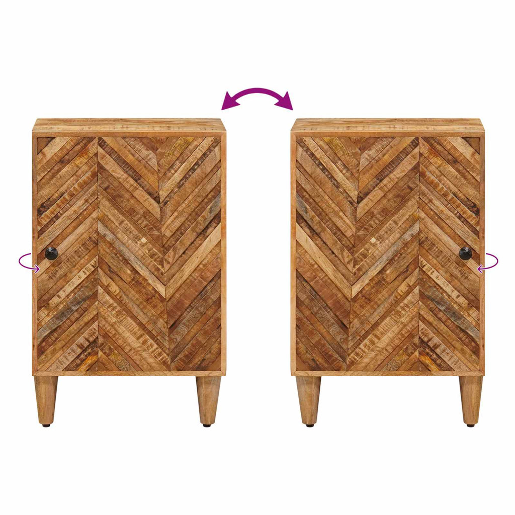Badezimmerschrank Braun 38 x 33,5 x 58 cm Massivholz Mango