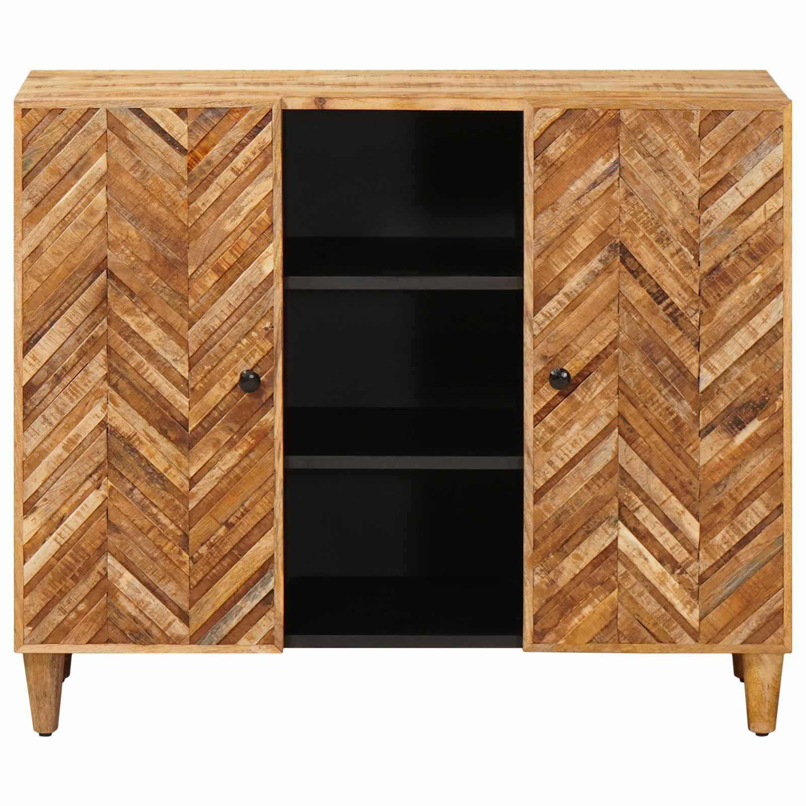 Stauraumschränke Braun 90 x 33,5 x 75 cm Massivholz Mango