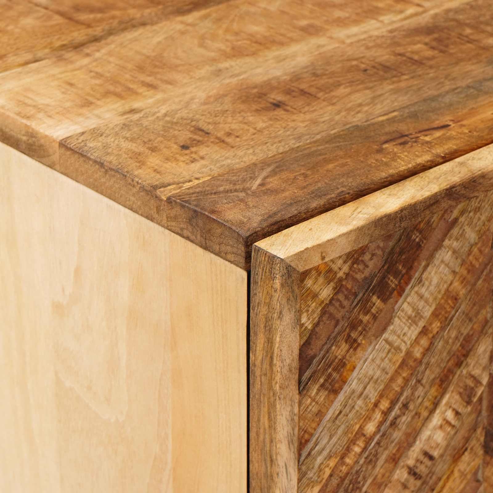 Stauraumschränke Braun 40 x 33,5 x 110 cm Massivholz Mango