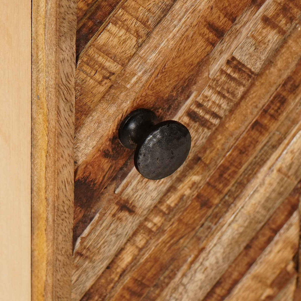 Stauraumschränke Braun 40 x 33,5 x 110 cm Massivholz Mango