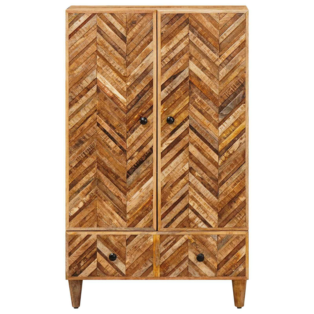 Stauraumschränke Braun 60 x 33,5 x 100 cm Massivholz Mango