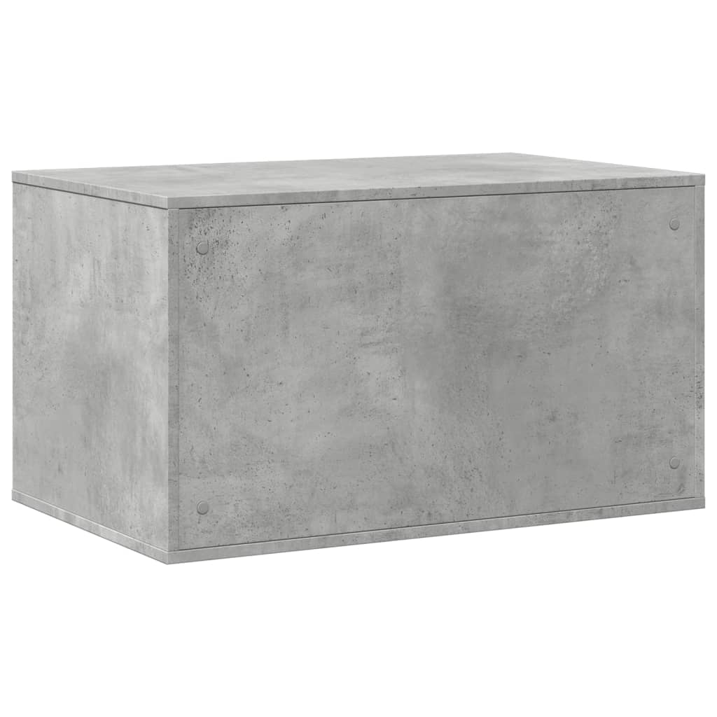 Katzenklo Betongrau 80x50x45 cm Holzwerkstoff