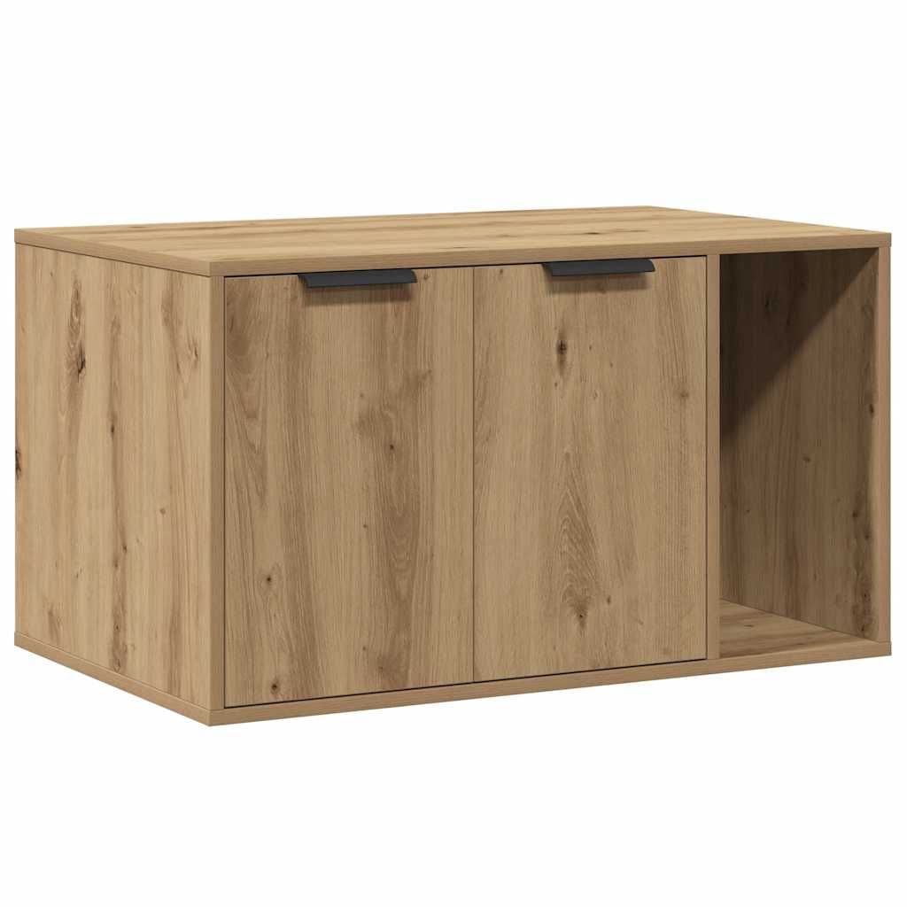 Katzenklo Artisan-Eiche 80x50x45 cm Holzwerkstoff