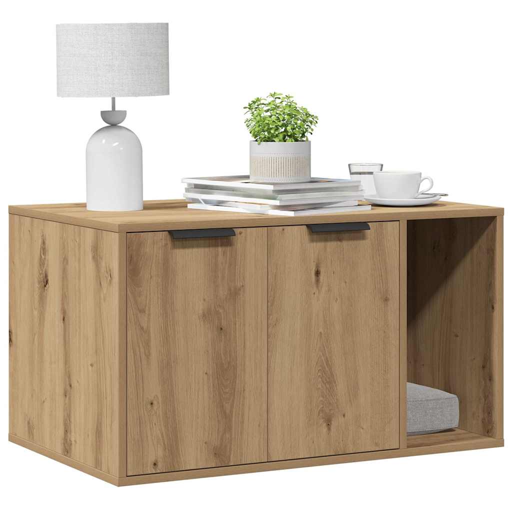 Katzenklo Artisan-Eiche 80x50x45 cm Holzwerkstoff