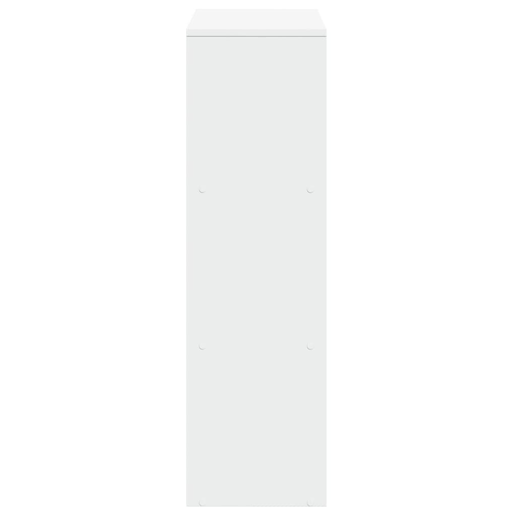 Raumteiler Bücherregal 3-stufig Weiß 99x29x99 cm Holzwerkstoff