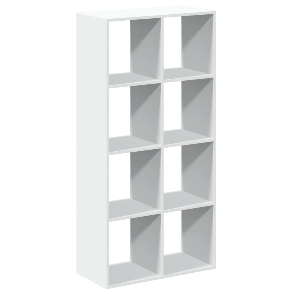 Raumteiler Bücherregal Weiß 69,5 x 29 x 137,5 cm Holzwerkstoff