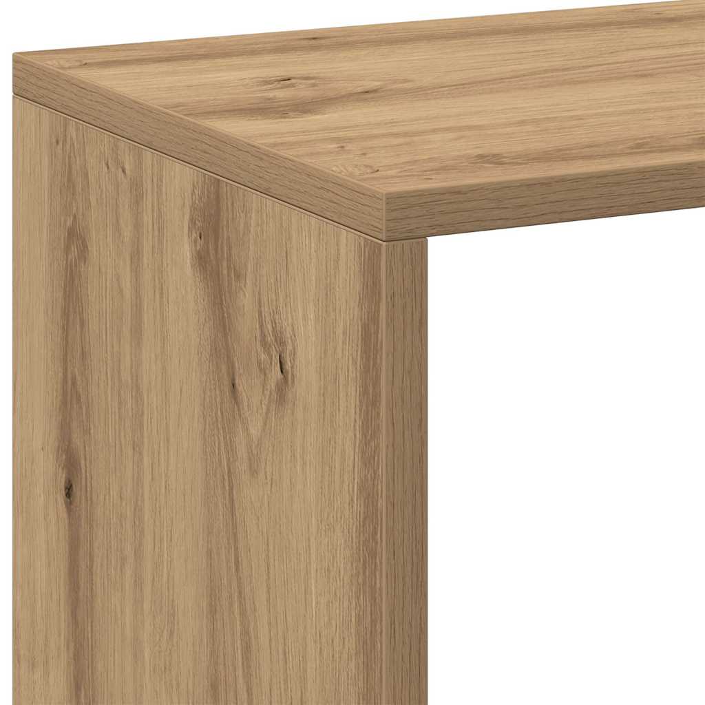 Raumteiler-Bücherregal Artisan-Eiche 102x29x103,5 cm