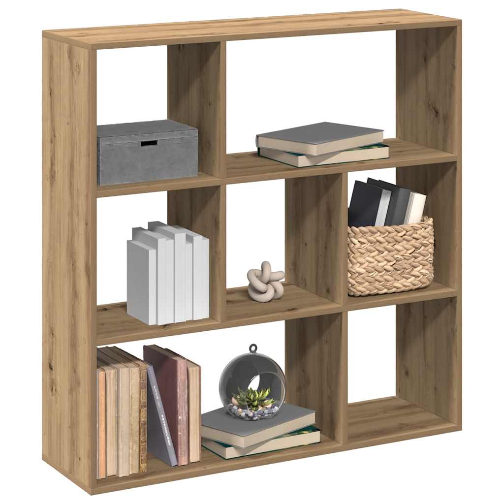 Raumteiler-Bücherregal Artisan-Eiche 102x29x103,5 cm