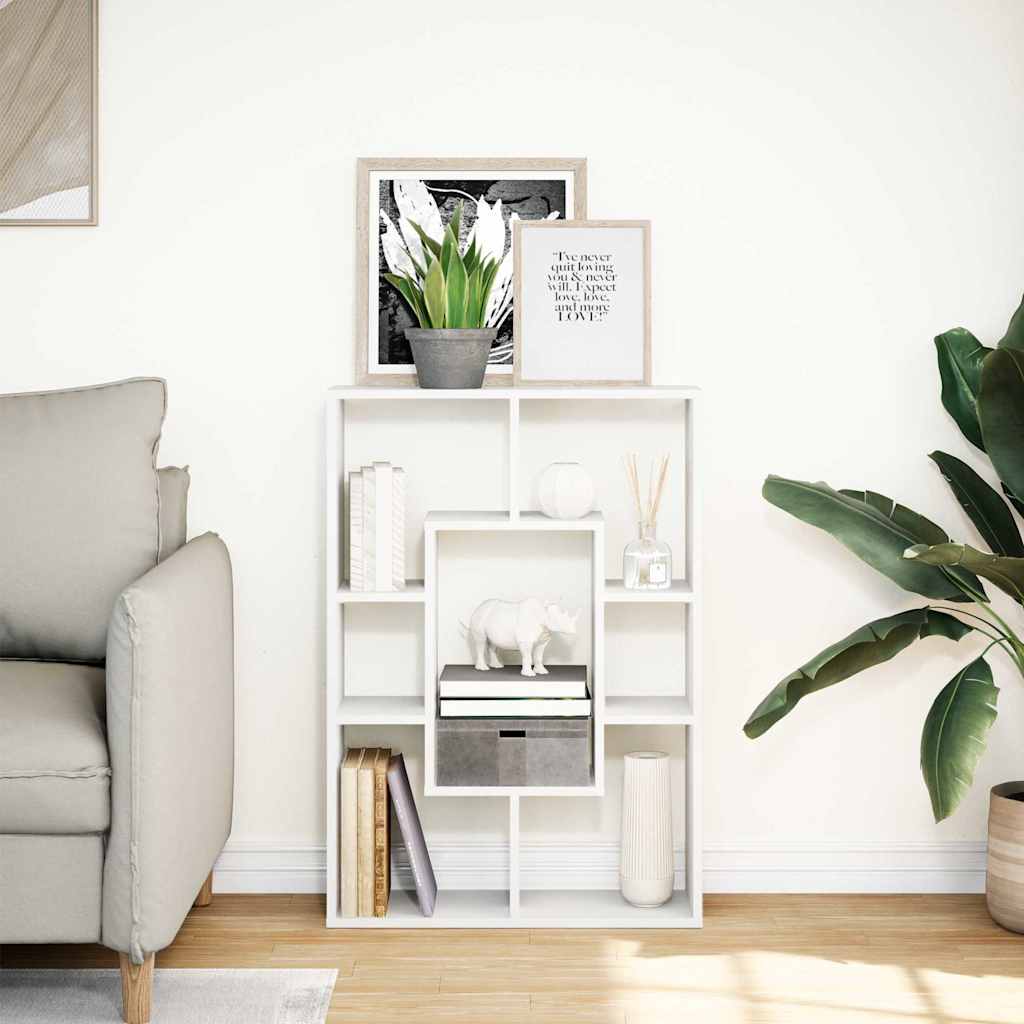 Bücherregal Weiß 63 x 20 x 90 cm Holzwerkstoff