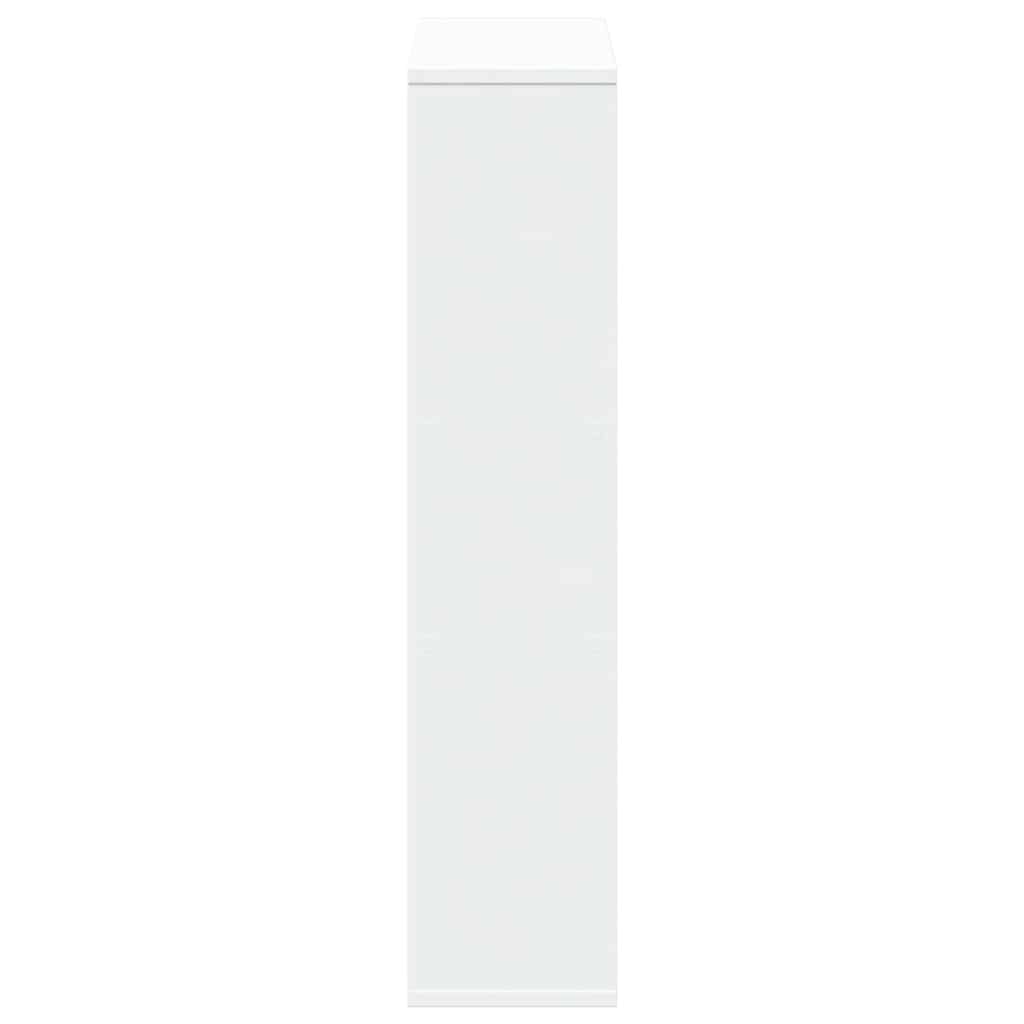Bücherregal Weiß 63 x 20 x 90 cm Holzwerkstoff