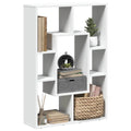 Bücherregal Weiß 63 x 20 x 90 cm Holzwerkstoff