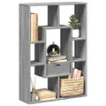 Bücherregal Grau Sonoma 63x20x90 cm Holzwerkstoff