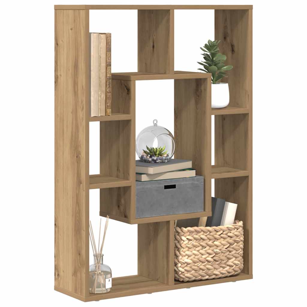 Bücherregal Artisan-Eiche 63x20x90 cm Holzwerkstoff