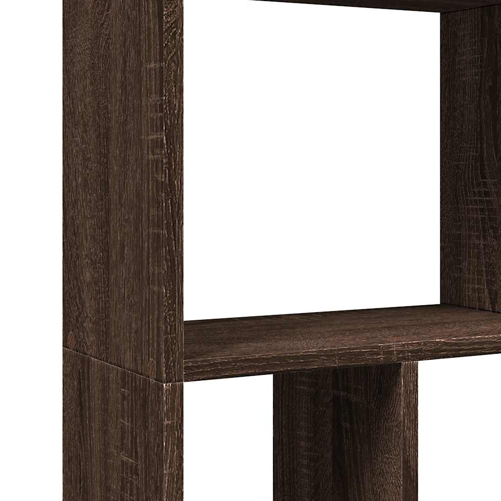 Bücherregal Braun Eichen-Optik 60x20x120,5 cm Holzwerkstoff
