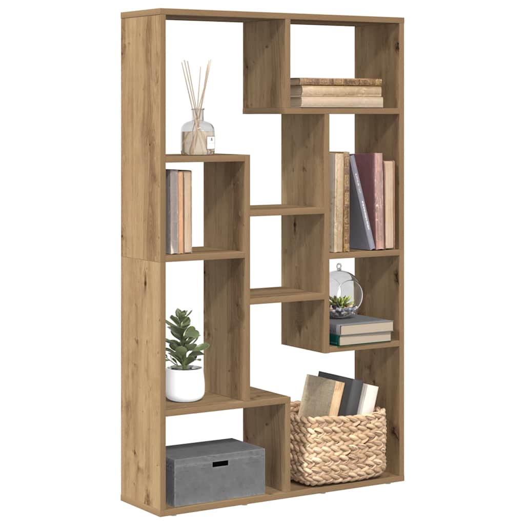 Bücherregal Artisan-Eiche 72x20x120,5 cm Holzwerkstoff