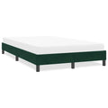 Bettgestell ohne Matratze Dunkelgrün 120x210 cm Samt