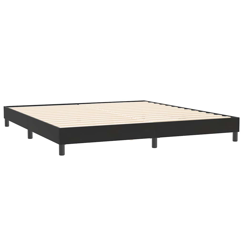 Bettgestell ohne Matratze Schwarz 200x210 cm Samt