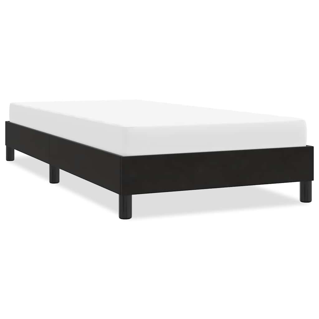 Bettgestell ohne Matratze Schwarz 100x220 cm Samt