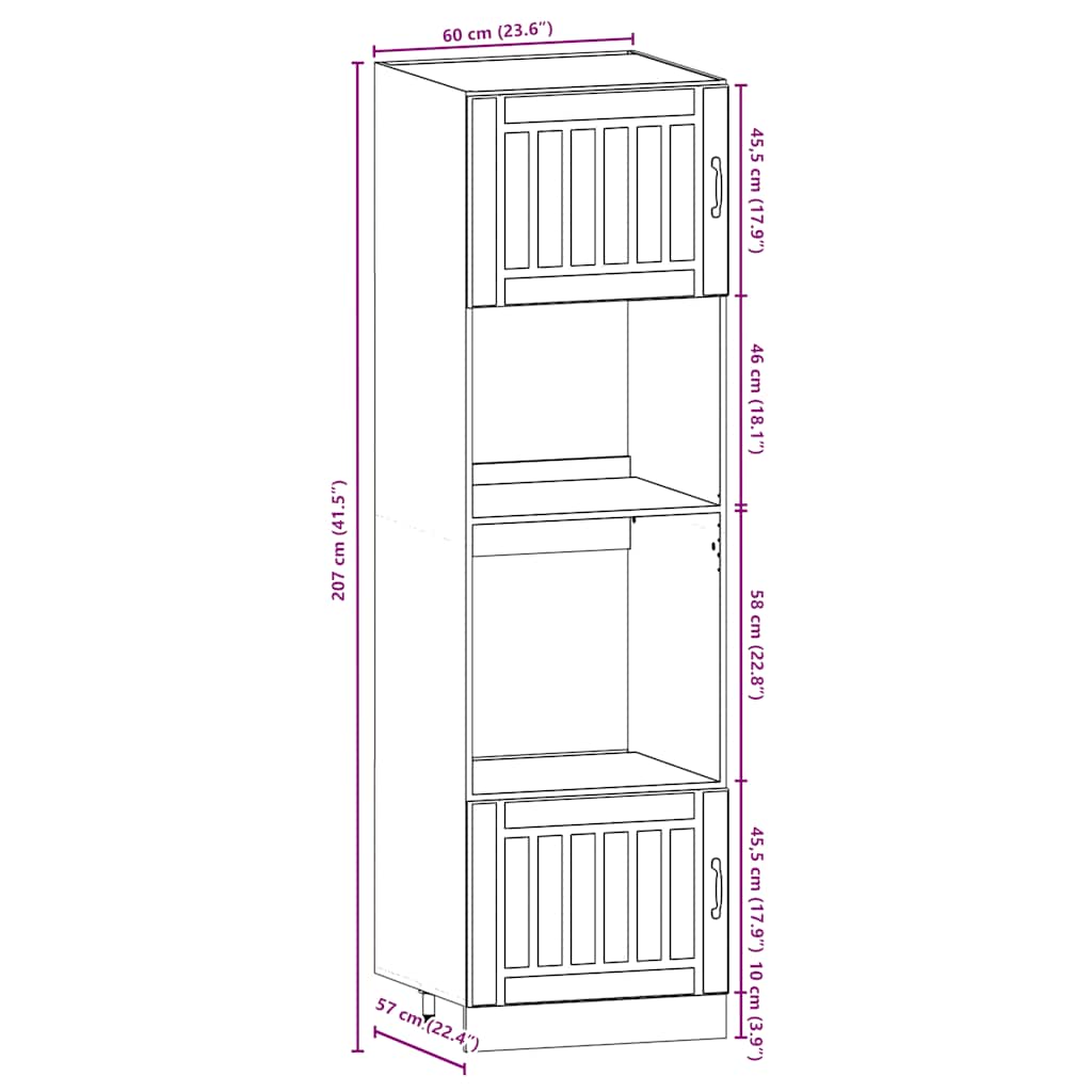 7-tlg. Küchenschrank-Set Lucca Sonoma-Eiche Holzwerkstoff