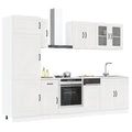 8-tlg. Küchenschrank-Set Kalmar Kalmar Hochglanz-Weiß Holzwerkstoff