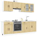 8-tlg. Küchenschrank-Set Lucca Sonoma-Eiche Holzwerkstoff