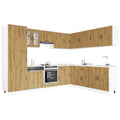 14-tlg. Küchenschrank-Set Lucca Artisan-Eiche Holzwerkstoff