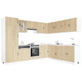14-tlg. Küchenschrank-Set Porto Sonoma-Eiche Holzwerkstoff