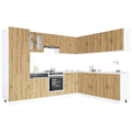 14-tlg. Küchenschrank-Set Porto Artisan-Eiche Holzwerkstoff