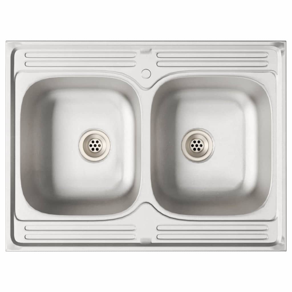 Küchenschrank Kalmar Braun Eichen-Optik 80 x 46 x 81.5 cm