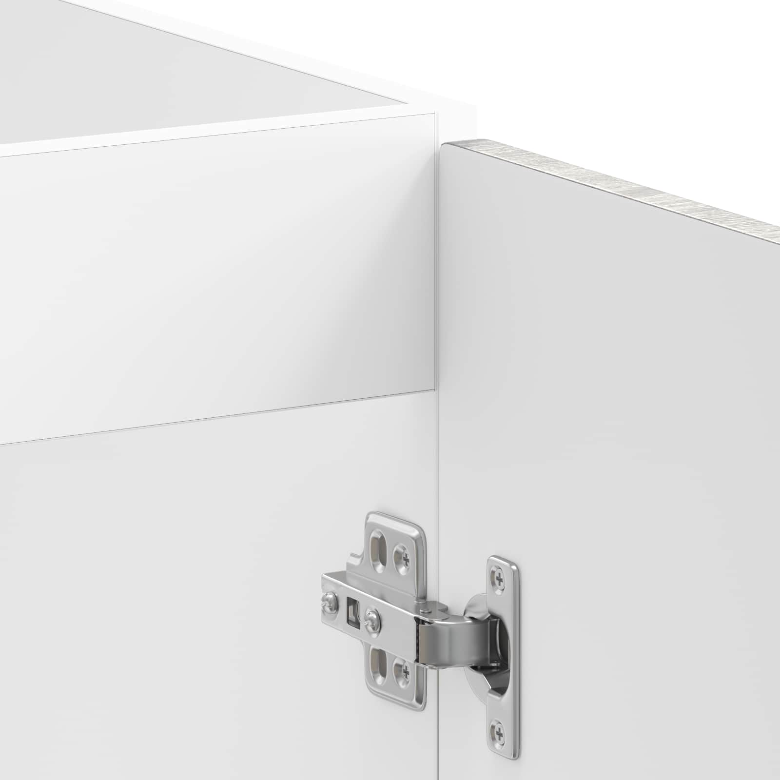 Waschbecken-Unterschrank mit Speicher Lucca 2 pcs Graues Sonoma